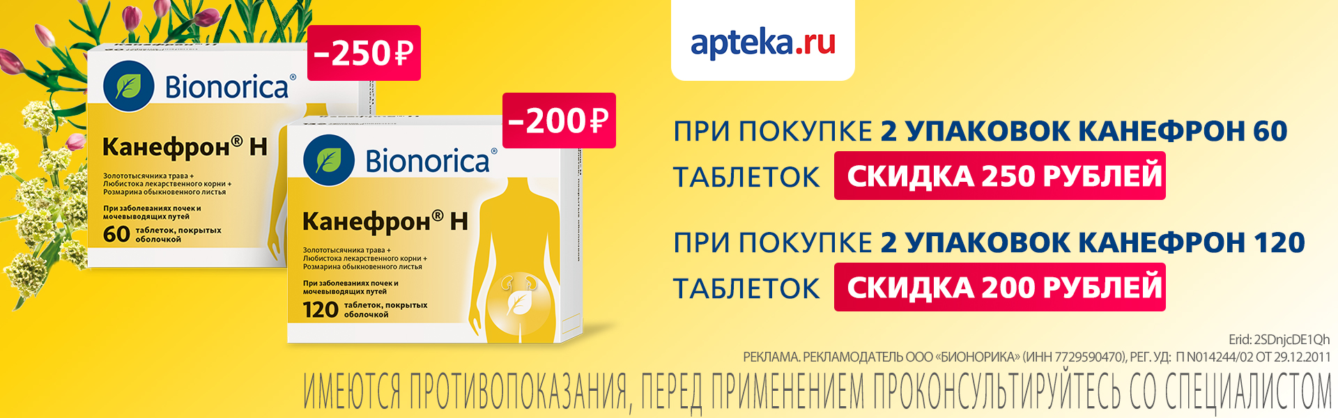 Баннер Канефрон® Н